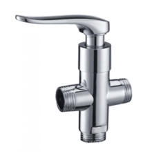 Kitchen sink angle valve with aerator